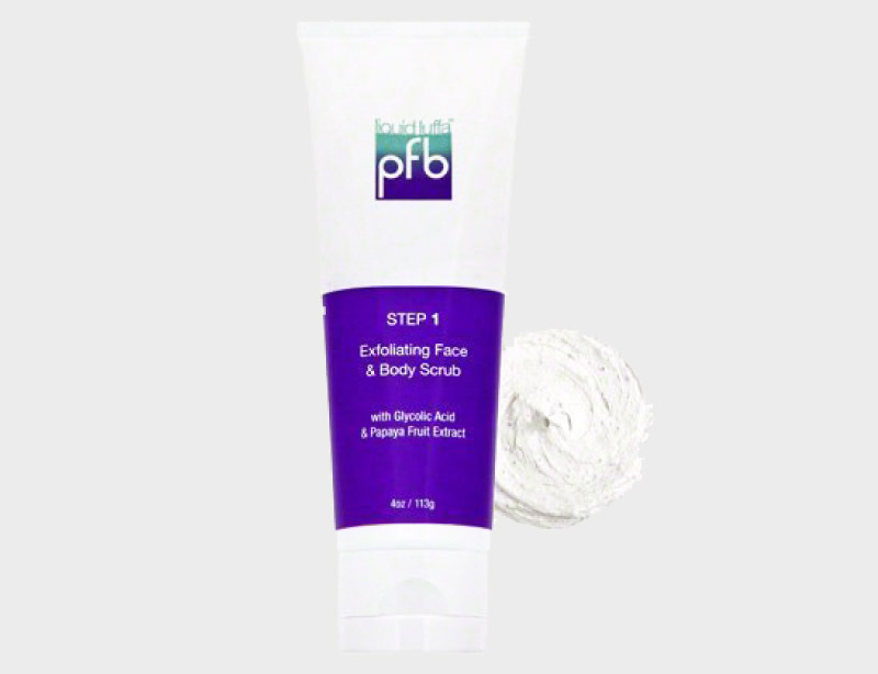 pfb Liquid Luffa Exfoliating Face & Body Scrub
