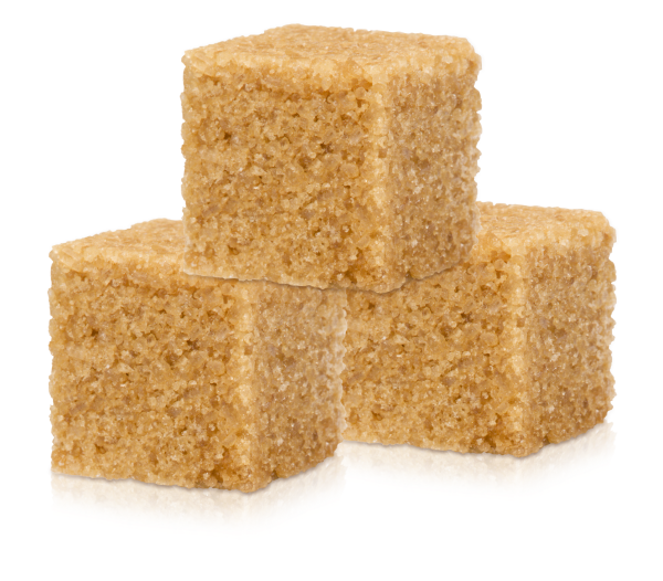 Three Brown Sugar Cubes